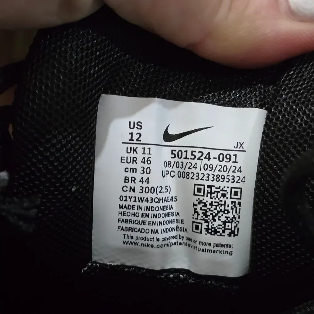 Nike Shox NZ EU Black - White 501524-091 Men's Size 12 NWOB